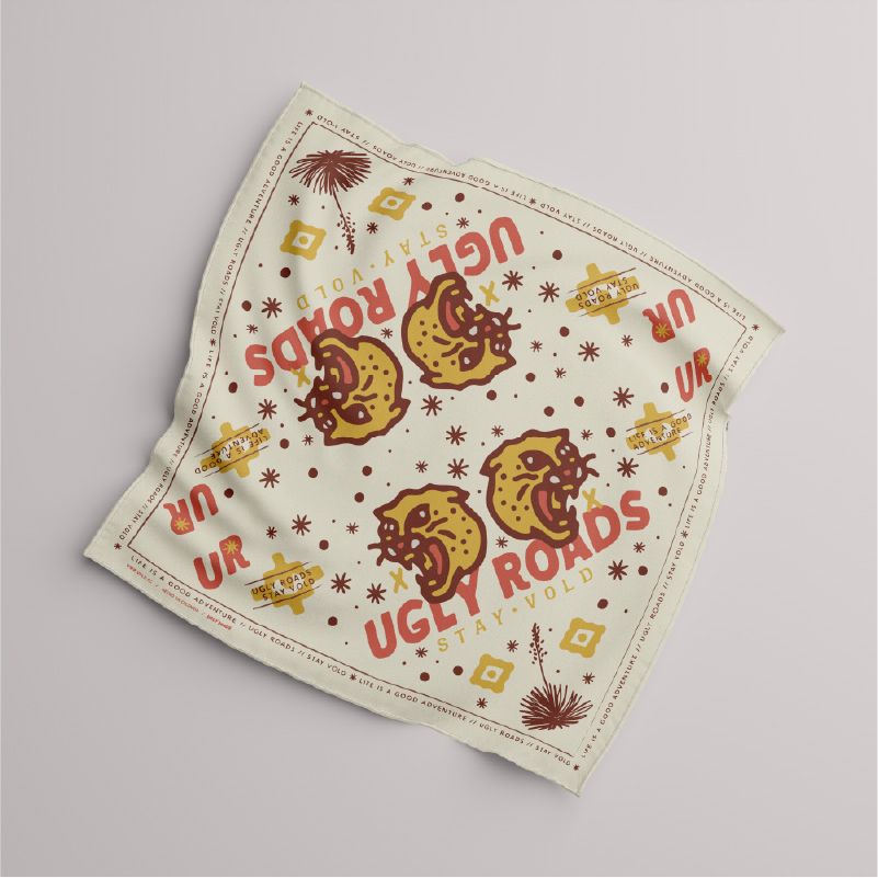 Bandana Beige Ugly Roads