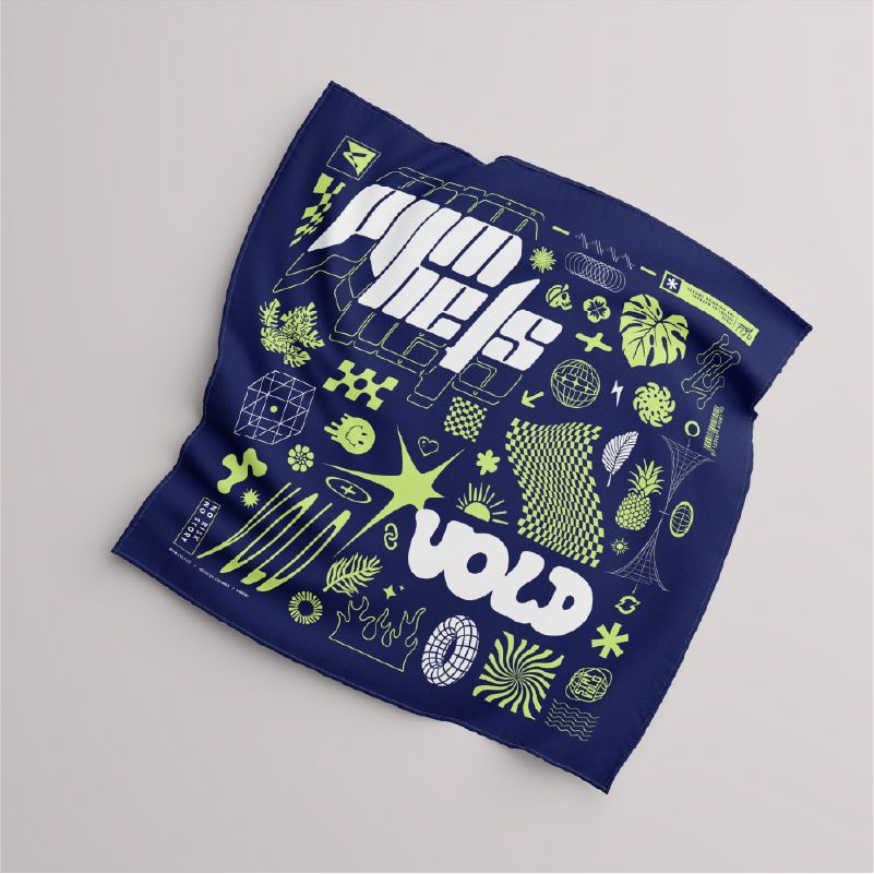 Bandana Azul Voltar