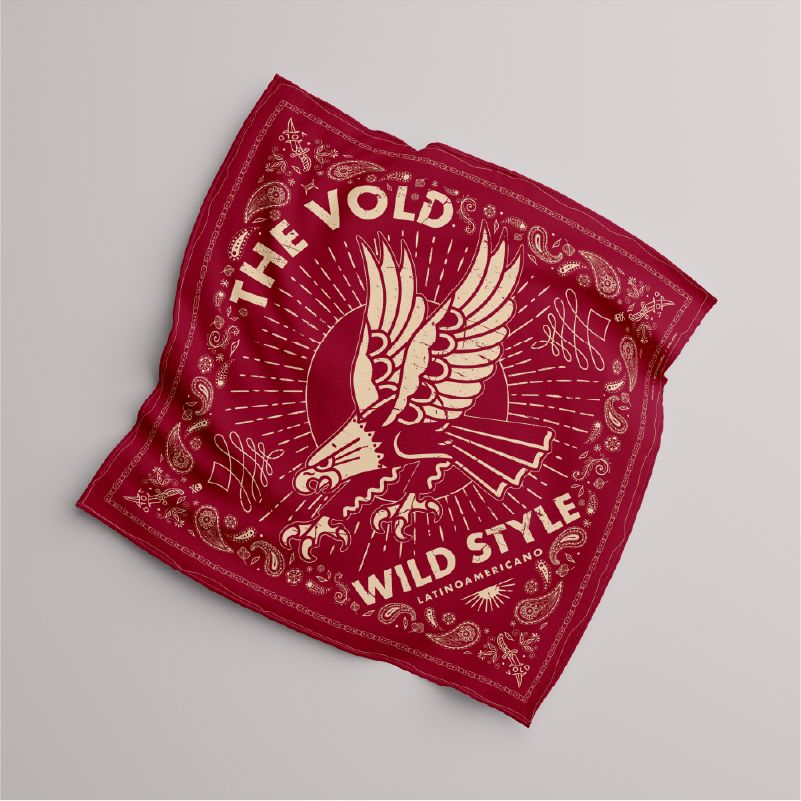Bandana Roja Wild Style